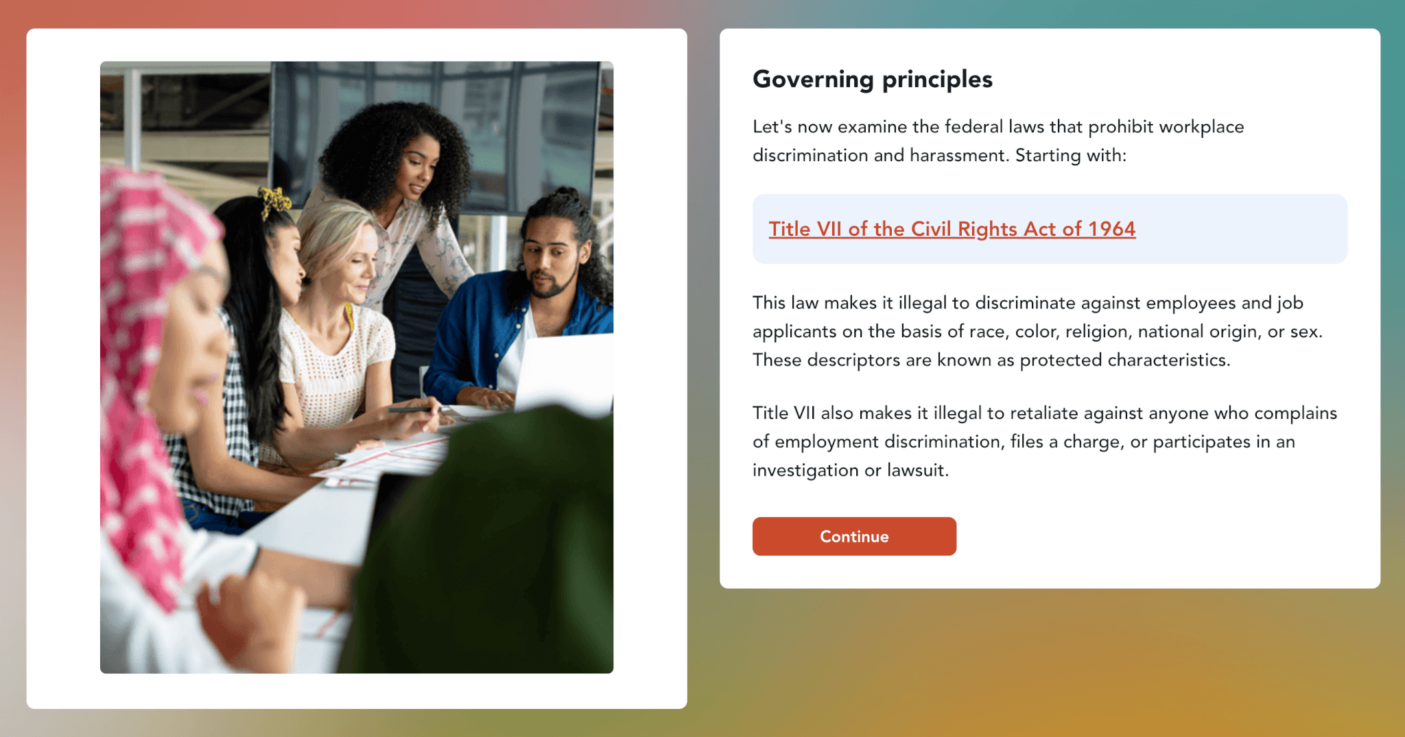 Harassment Prevention Text Only Training